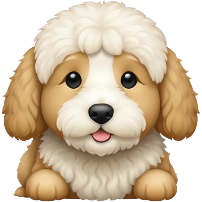 Mochi and goldendoodle emoji