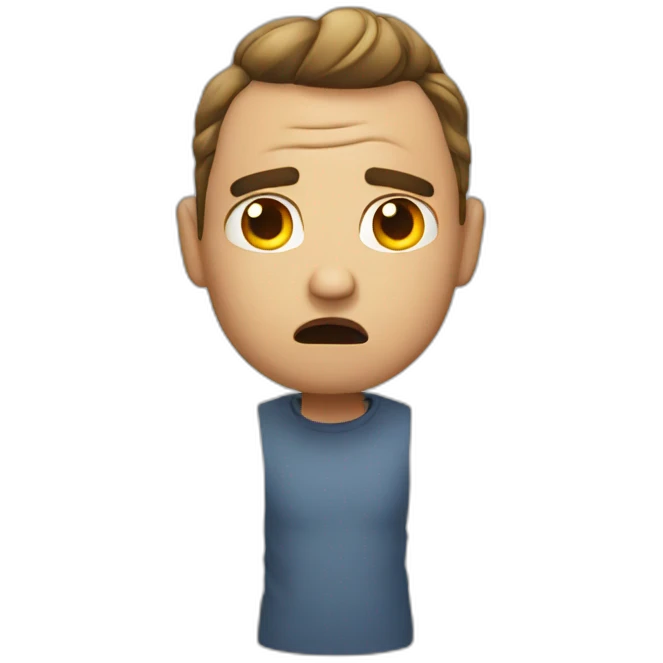 frustrated emoji