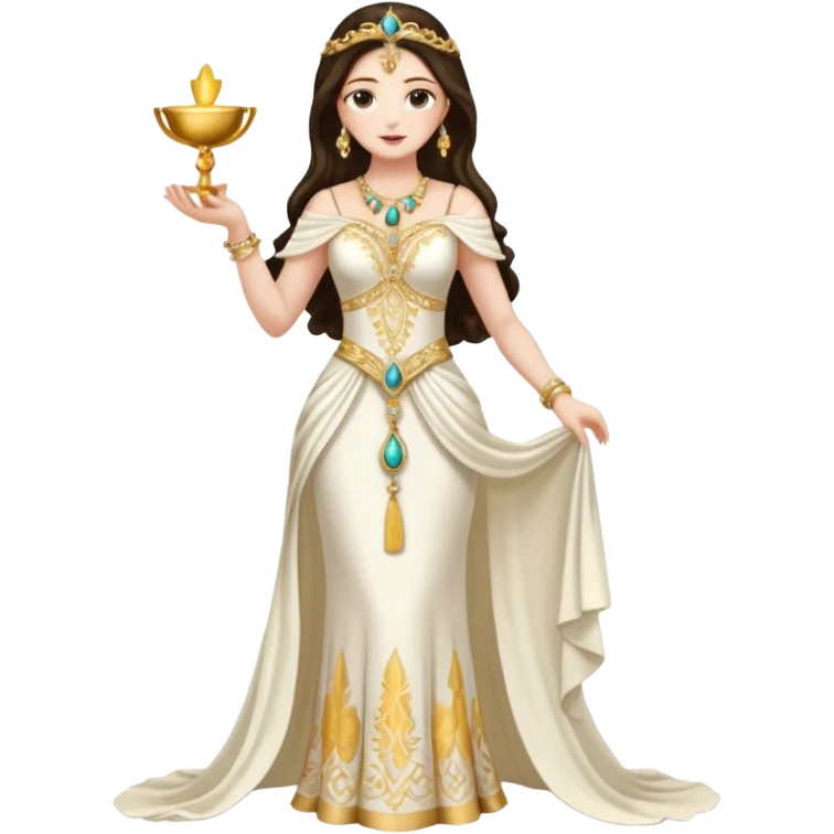 ejemplos diosa tanit vestimenta completa emoji