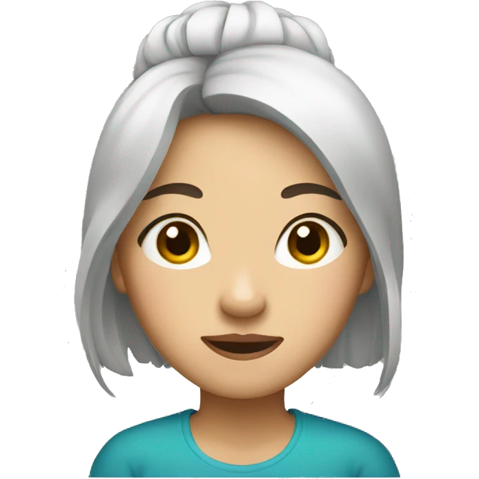Vietnamese woman with dog emoji