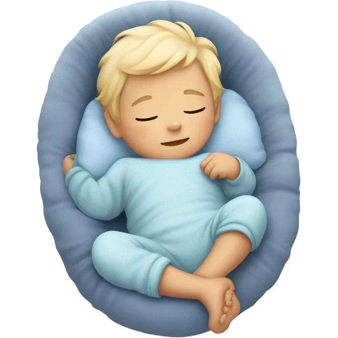 Baby boy Sleeping emoji