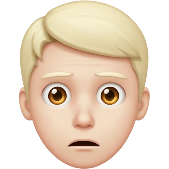 Confused and stressed  emoji
