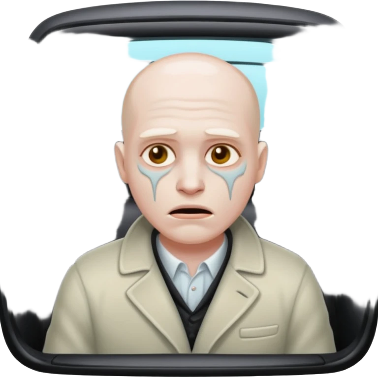 dead man inside car  emoji