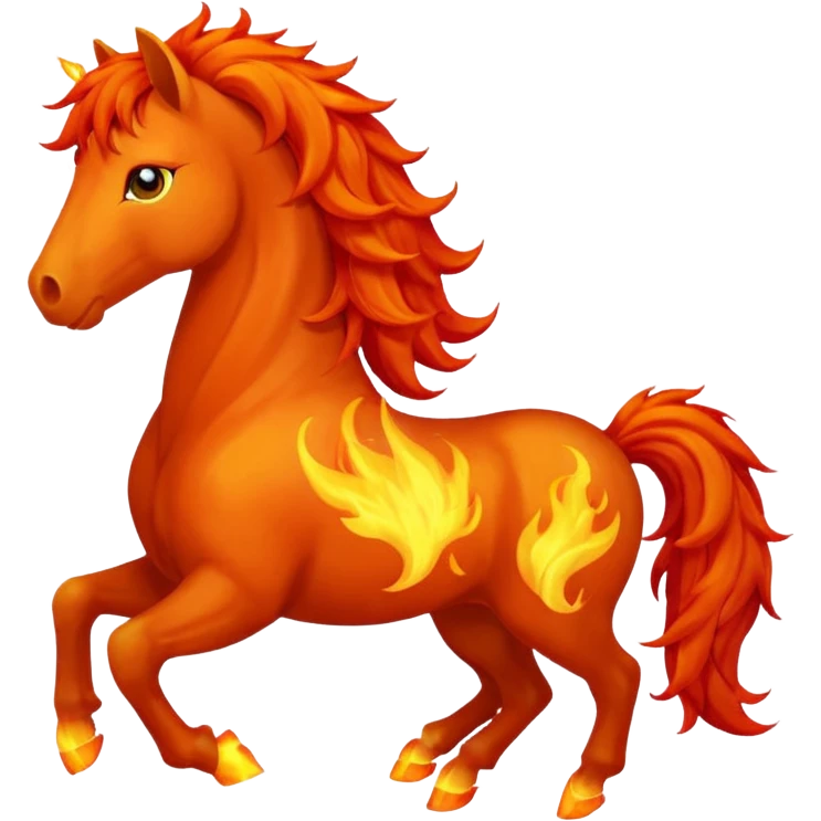 fire horse emoji