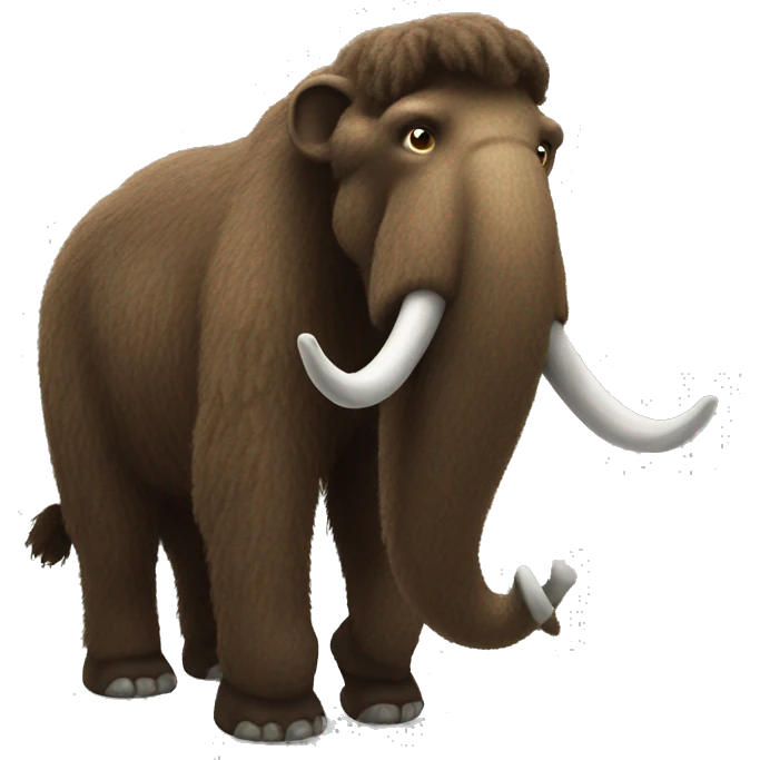 Woolly mammoth emoji