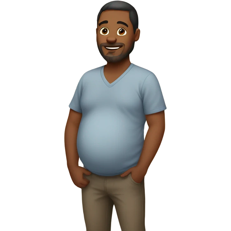 Pregnant man emoji