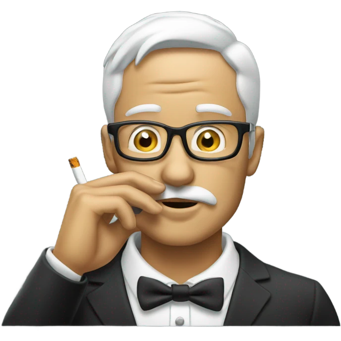 MAN smoking cigarette  emoji
