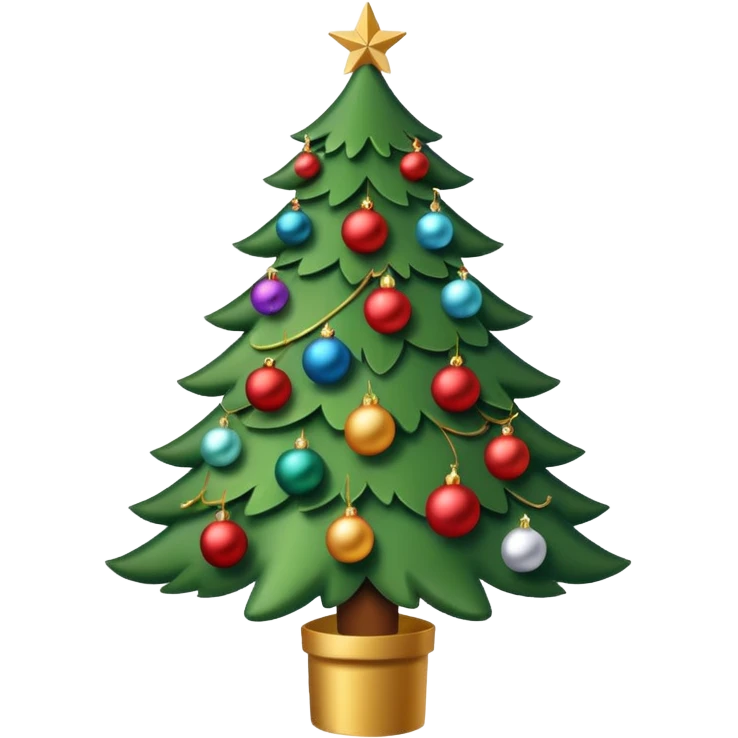 Yılbaşı ağacı emoji