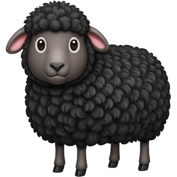 Black sheep emoji