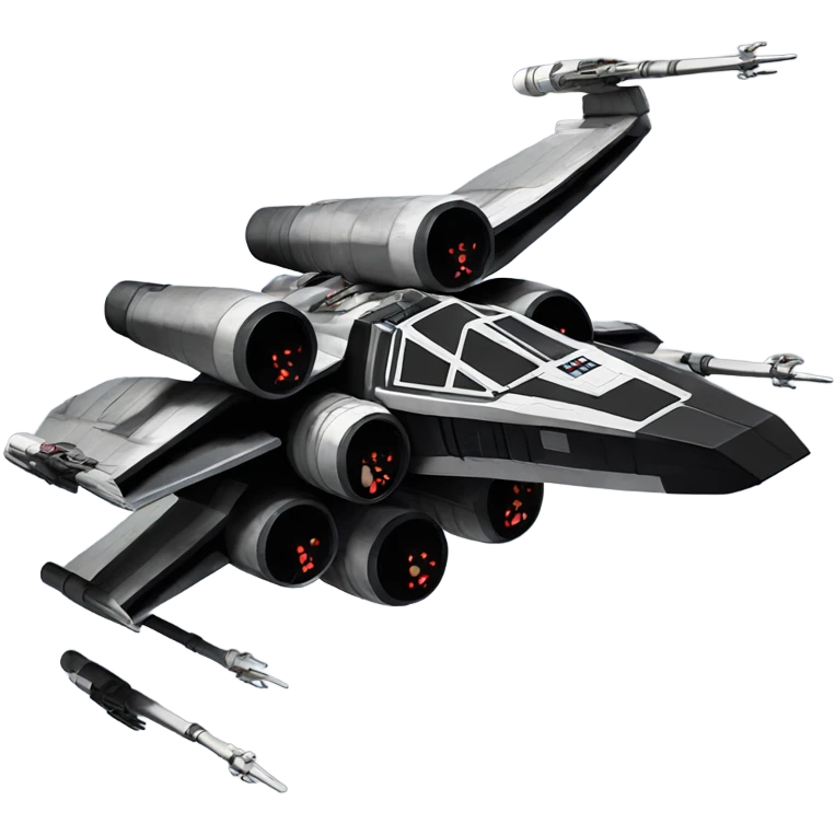 Darth Vader in an x wing fighter  emoji