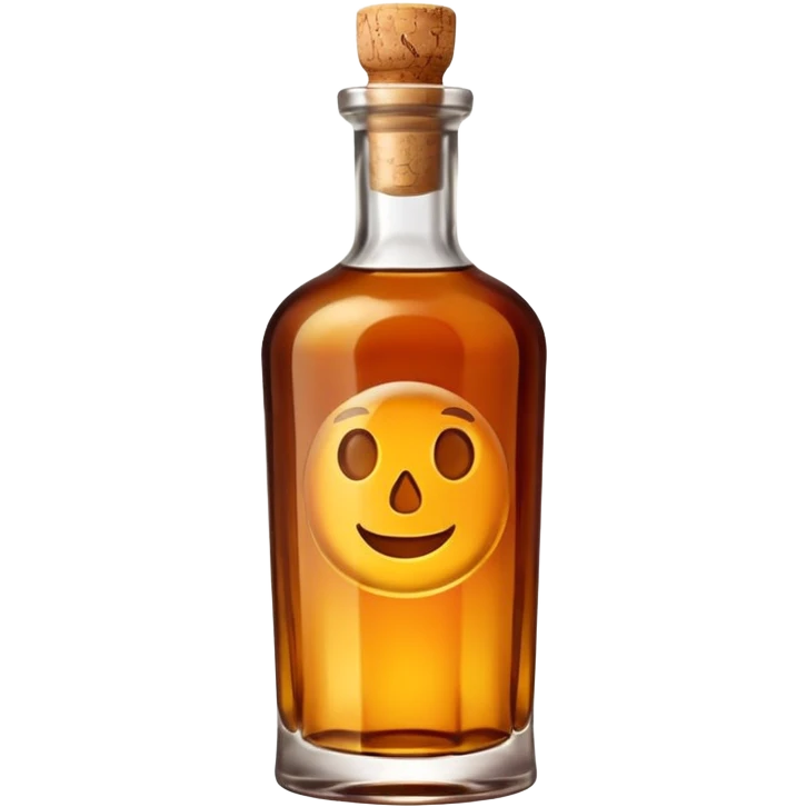 A bottle of rum emoji