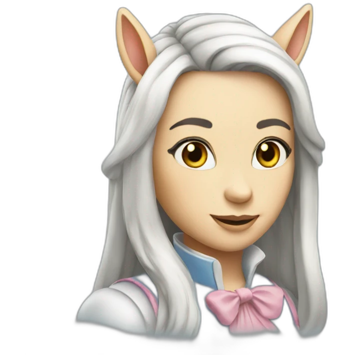 Alice a cheval emoji