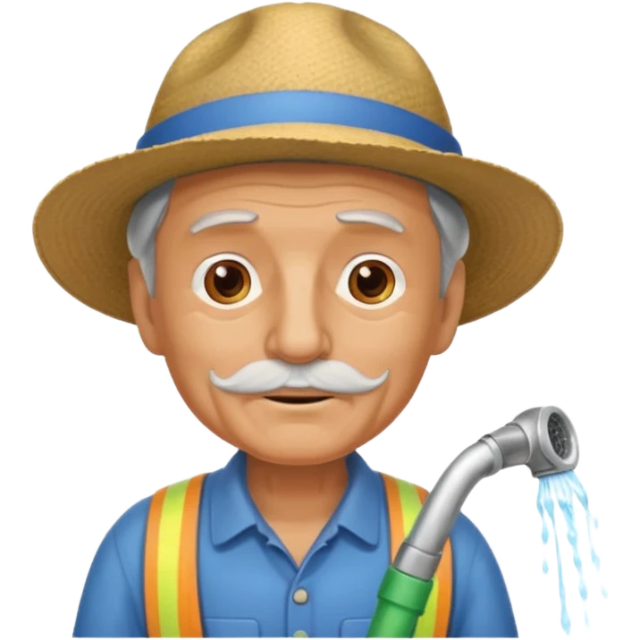 Hose , old man emoji