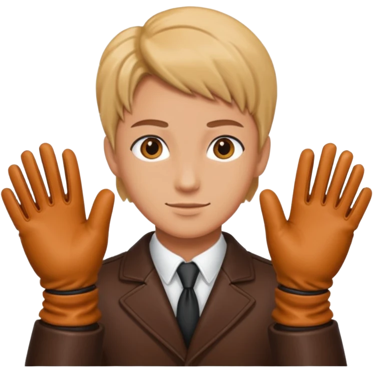 Robber with glouse emoji