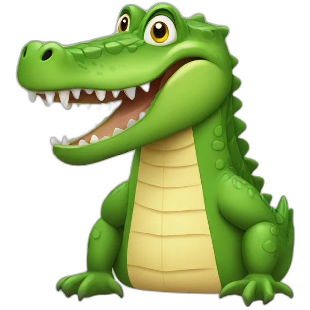 crocodile confused emoji