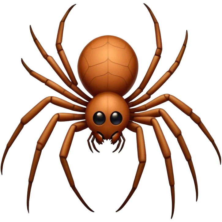 A fat spider emoji