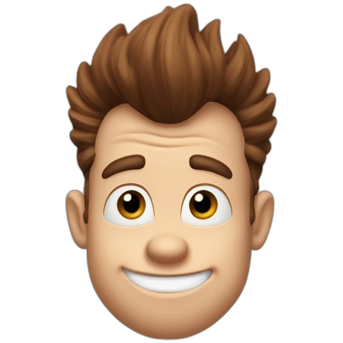 Jimmy neutron head in hole emoji