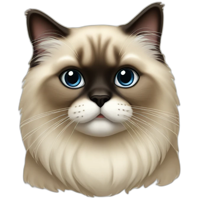 seal point himalayan cat emoji