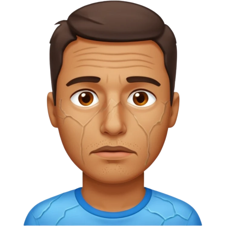 dehydrated man emoji