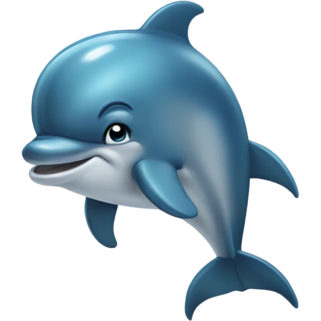 dolphin is crying sad emoji