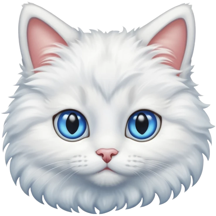 A Fluffy,Cat emoji