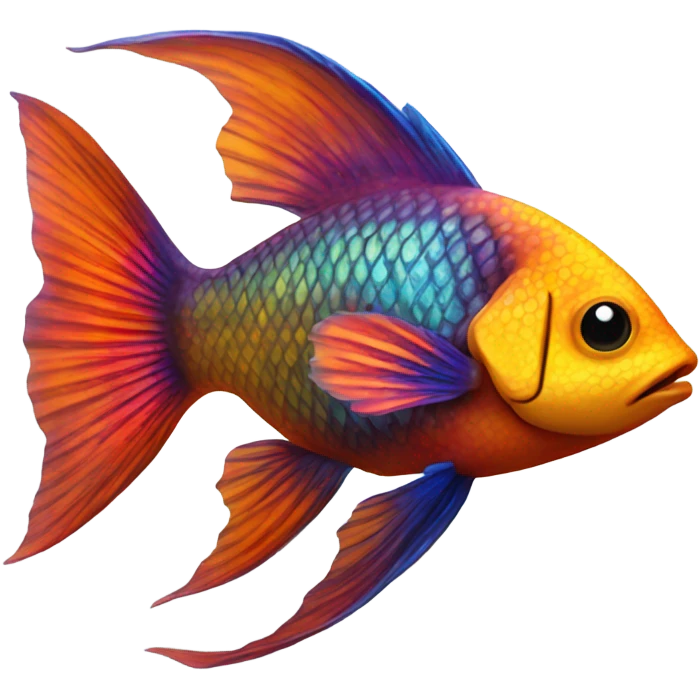 Toxic fish emoji