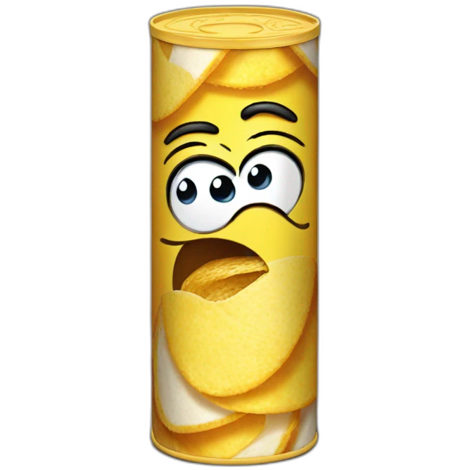 Pringles fille emoji