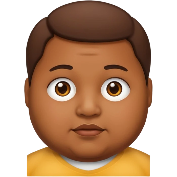 Chubby brownskin  emoji