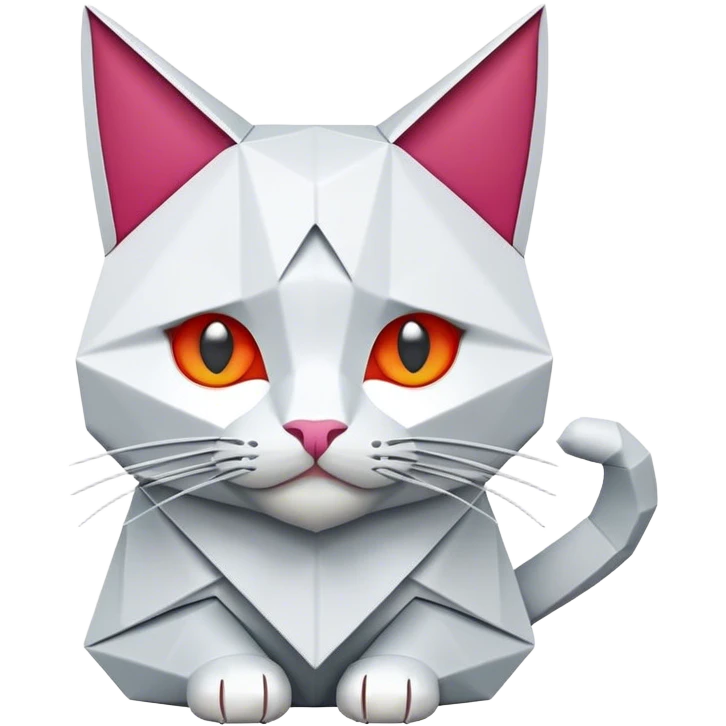 cat origami emoji