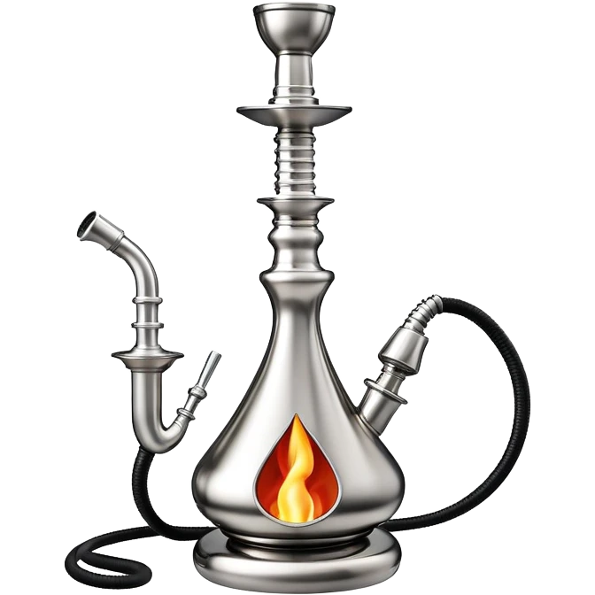 stainless steel hookah  emoji