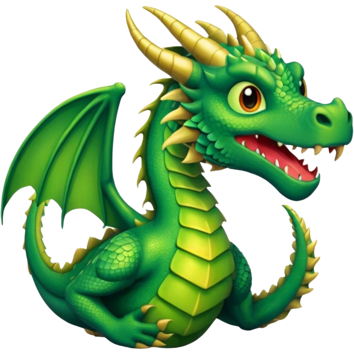 Un dragon emoji