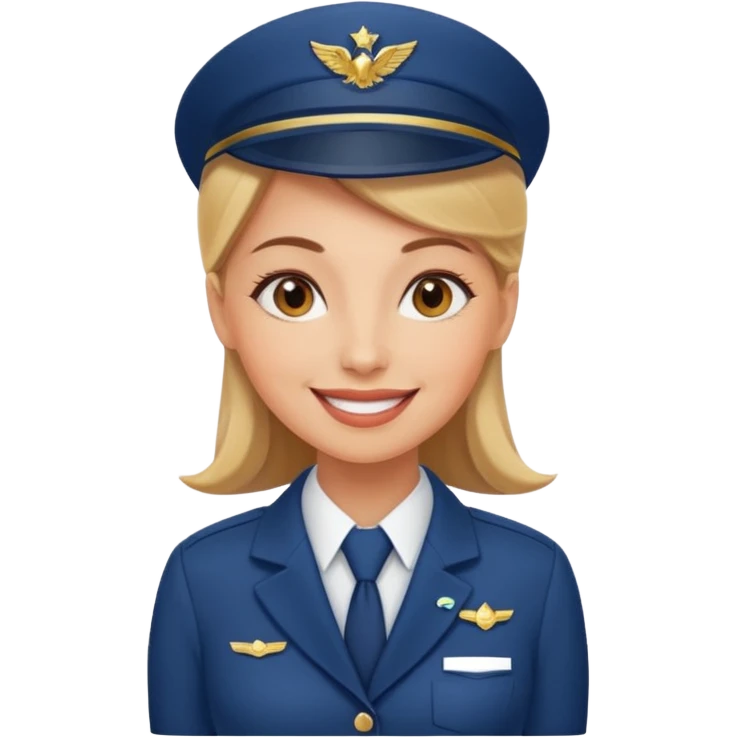 empathy flight attendant woman emoji