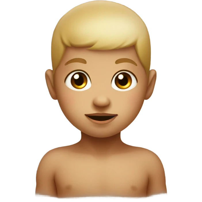 baby emoji head and neck emoji