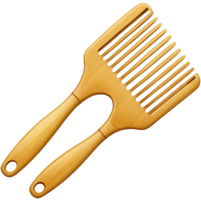 bamboo comb emoji