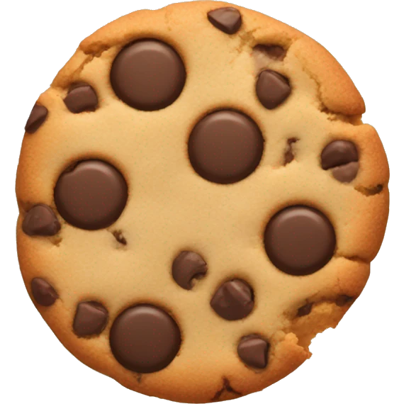 chocolate chip cookie  emoji