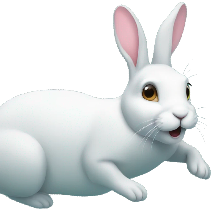 Rabbit swimming  emoji