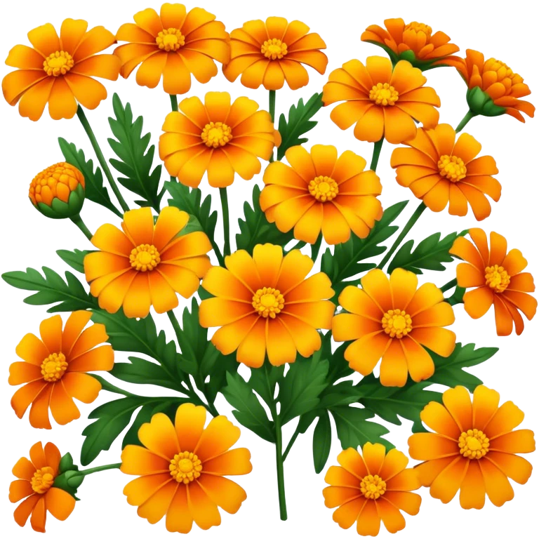 Marigold flowers emoji