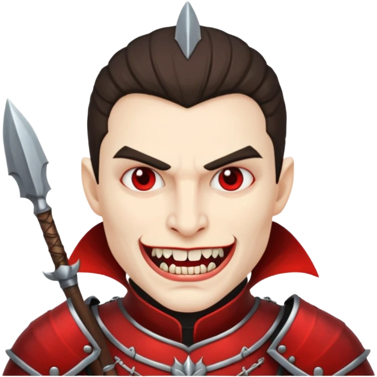 vampire guard with spear emoji