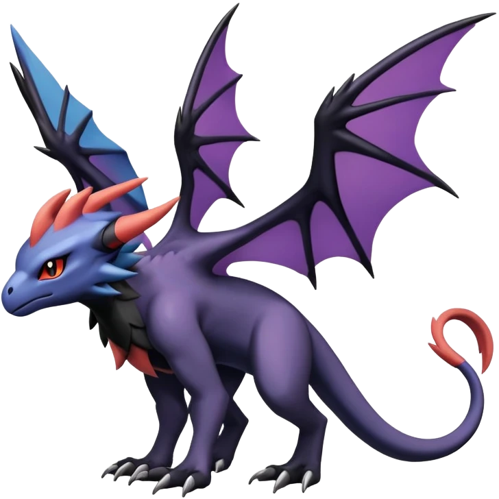 Salandit-Absol-Noibat-Noivern-Hybrid (Full body) emoji