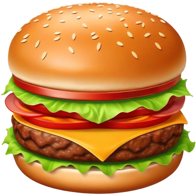 Bacon burger emoji