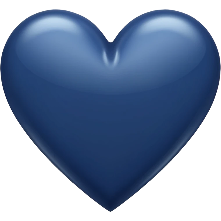 navy heart emoji