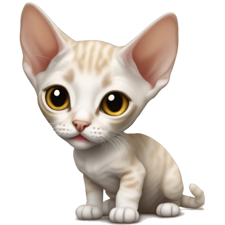 Devon rex kitten emoji
