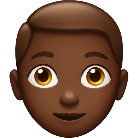 A child with a chocolate-covered face. emoji