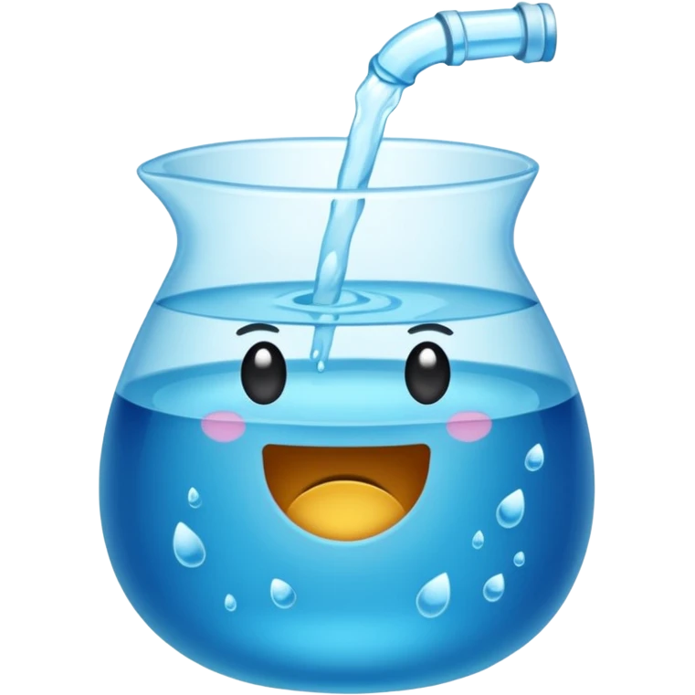 Quero que, com base nos emojis da apple, crie um emoji de gelo derretendo emoji