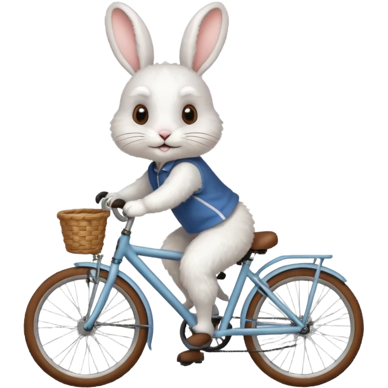 Rabbit is riding  emoji