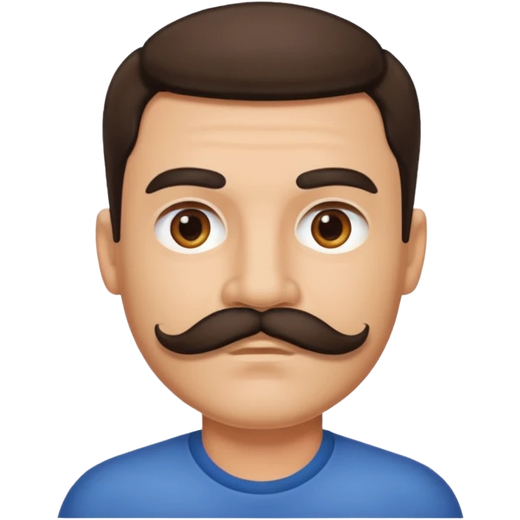 mustache emoji