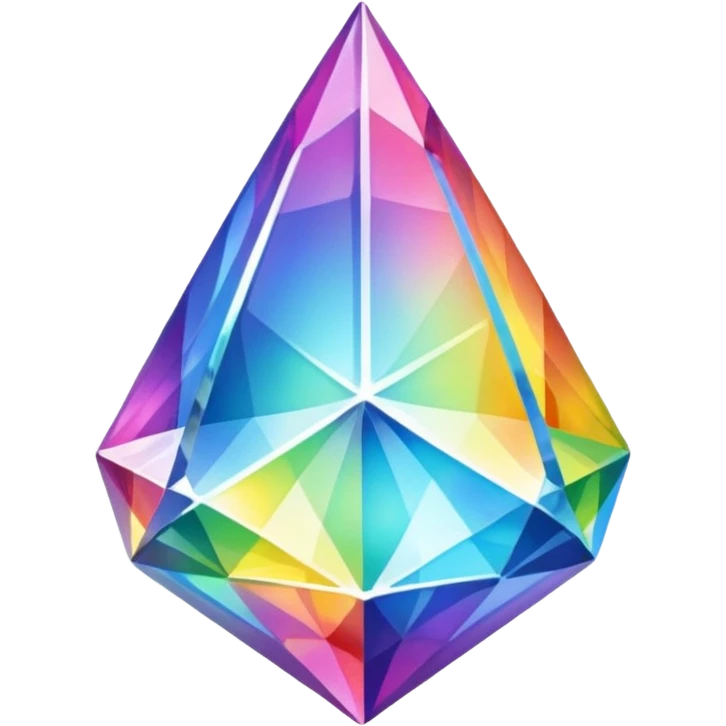 power crystal rainbow emoji