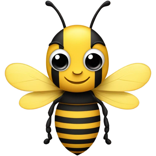 bee smile face emoji