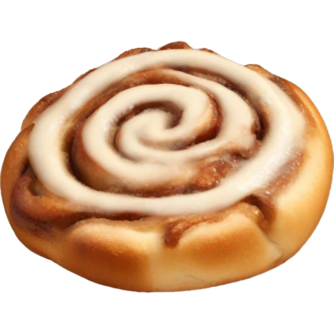 Cinnamon roll ￼ emoji