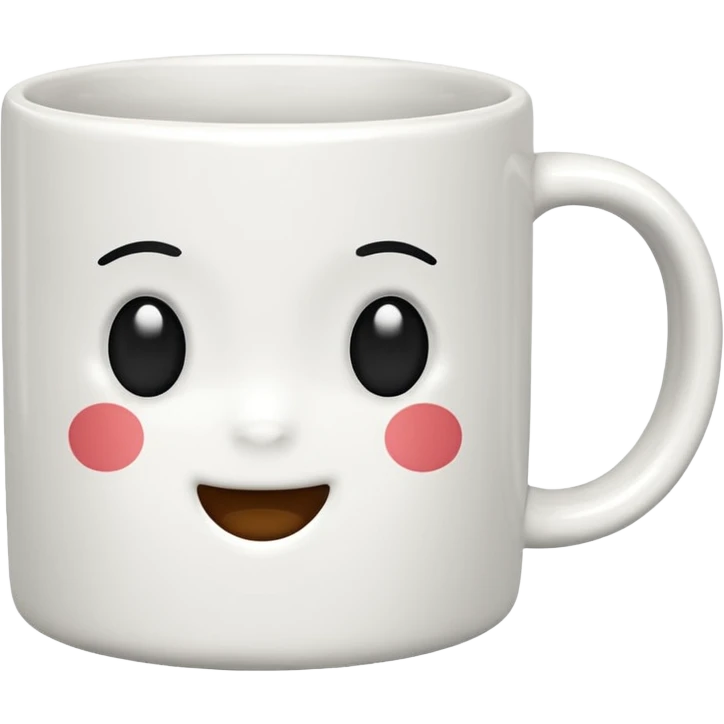 cute mug simple pattern emoji